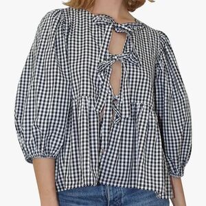 Nasty Gal tie front peplum top. TRENDING!